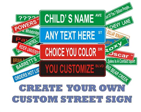 Personalized Street Sign Custom Street Sign Man Cave Sign Etsy