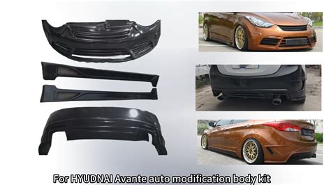 Wide Body Kit For Hyundai Avante Type Athe Pp Auto Body Systems