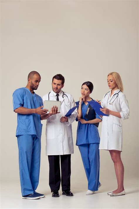 Group Of Medical Doctors Stock Image Image Of Caucasian 73529725