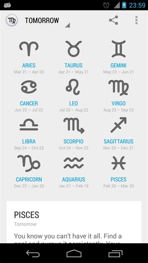 Zodiac Horoscope Amazon Com Appstore For Android