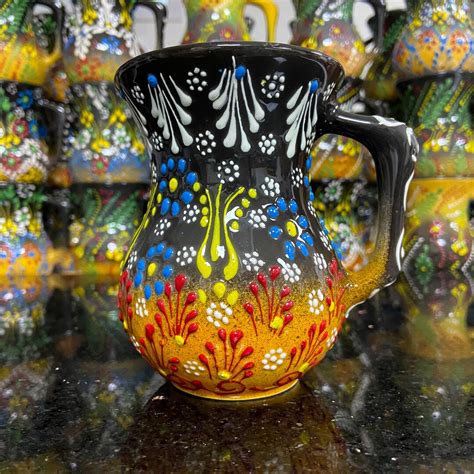 Ceramic Mug Large Turkish Mug Handmade Ceramic Coffee Mug Etsy