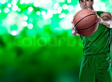 Basketball Player Stock Image Colourbox