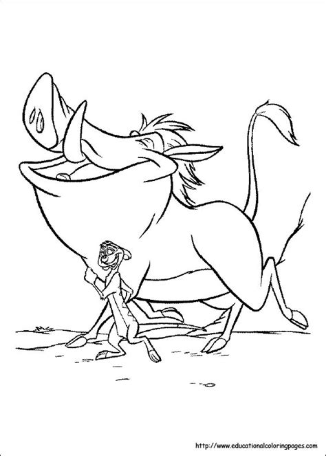 Lion King Coloring - Educational Fun Kids Coloring Pages and Preschool