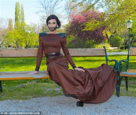conchita wurst s transformation from male singer to eurovision winner daily mail online