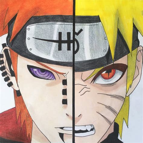 Naruto uzumaki (うずまきナルト, uzumaki naruto) is a shinobi of konohagakure. Draw Pain & Naruto 🔥 | Naruto Amino