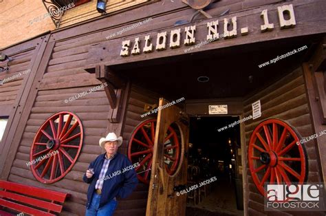 United States South Dakota Black Hills Deadwood Saloon No 10 Stock