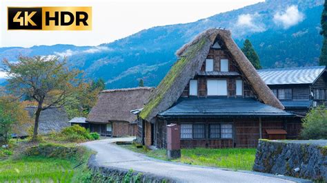 4k Hdr Exploring The World Heritage Village In Japan Gokayama