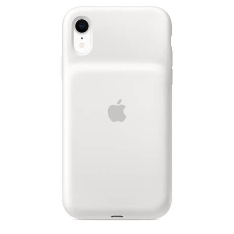 Apple Coque Apple Pour Iphone Xr Blanc Lisse Microfibre Silicone