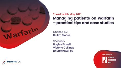 Managing Patients On Warfarin Practical Tips And Case Studies Youtube