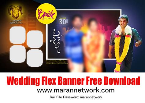 Marriage Flex Banner Psd File Free Download Maran Net
