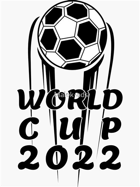 Fifa 2022 World Cup Football ⚽️ Sticker For Sale By Malek Ads