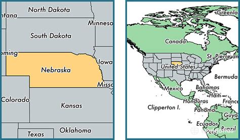 Where Is Nebraska State Where Is Nebraska Located In The World