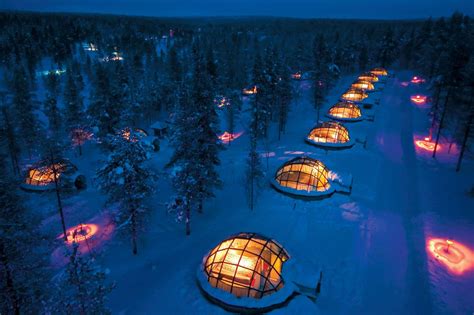 Igloo Hotel Finland Ice Magic At The Kakslauttanen Resort