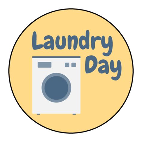 Laundry Day Planner Sticker