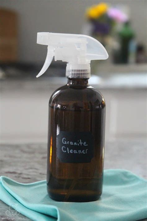 Seems kind of odd for a kitchen surfacing material. This natural homemade granite cleaner won't etch ...