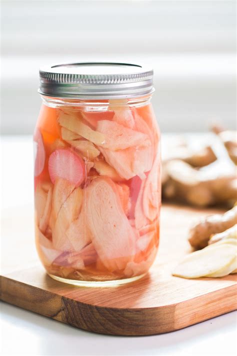 How To Pickle Ginger Recipe Ginger Recipes Pickling Recipes Canning Recipes
