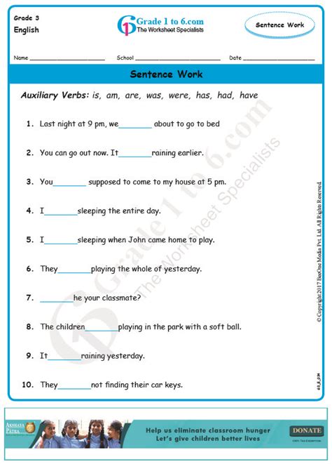 Free Printable Grade 6 Grammar Worksheets Tedy Printable Activities
