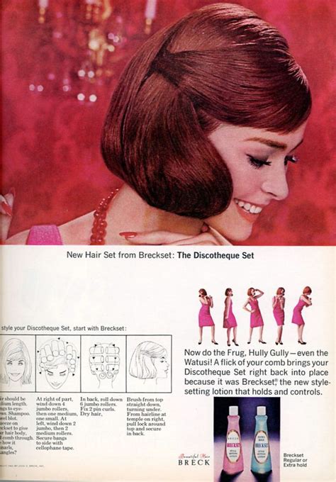 Breck Breckset 1965 Hair Setting Pin Curls Hair Beauty