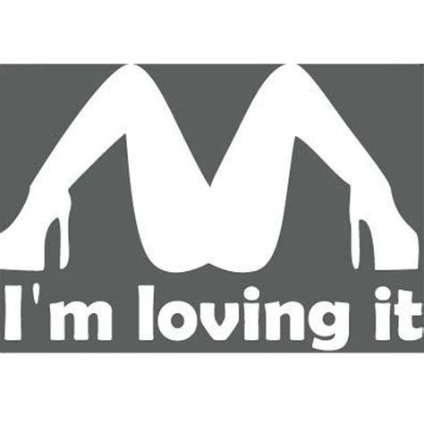 1pcs Hot Selling I Am Loving It Funny Sex Car Sticker Decals Pvc Can Be Removed Car Sticker In