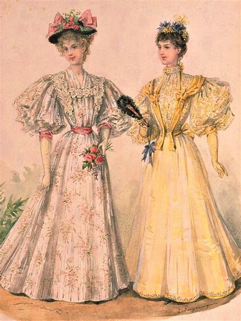 La Mode Illustree 1895 Historical Fashion Fashion Victorian Era