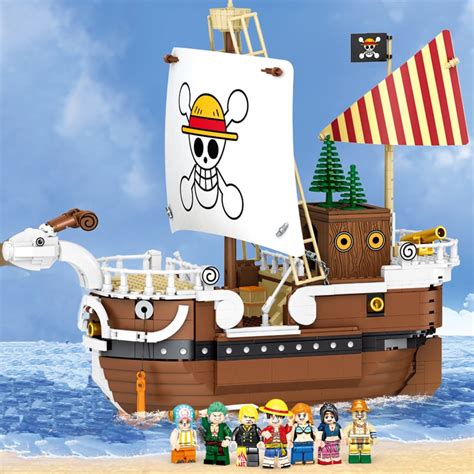 Sy 6297 Going Merry Straw Hat Ship Mould King
