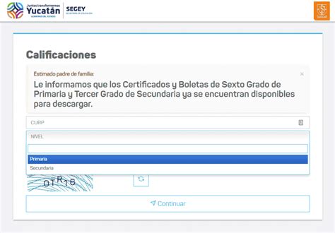 Siceey Consultar En Línea Calificaciones Y Certificados