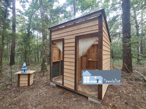 How To Build A Double Outhouse Howtospecialist How To Build Step