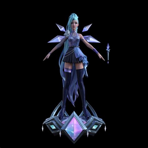 Kda All Out Seraphine 3d Model Cgtrader