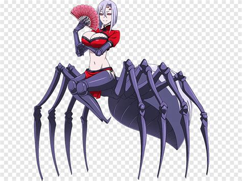 Half Human Half Spider Anime