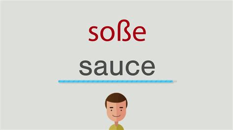 Präposition, die eigentlich den 3. Wie heißt soße auf englisch - YouTube
