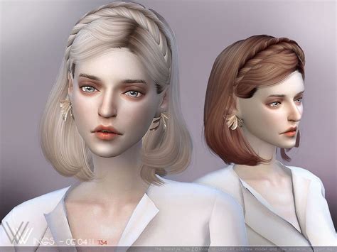 Pin By Henlo On Sims Sims Hair Sims Sims 4