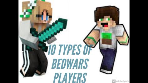 10 Types Of Bed Wars Players Youtube