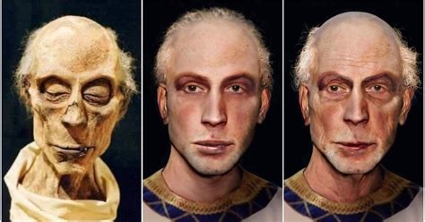 Face Reconstruction Of Ramses II Based On The Pharoahs Mummy Vintage Everyday