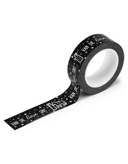 masking tape zelfklevend in zwart wit dessin zwartwitshop