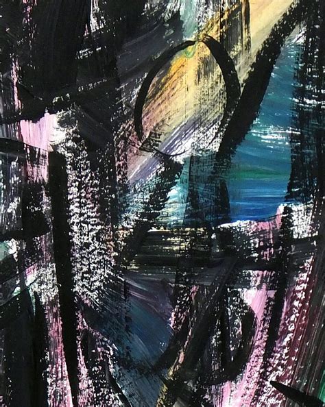 Jacques Alary Abstract Painting Port At Night For Sale At 1stdibs