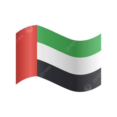 Vector Realistic Illustration Of Uae Flags Uae Flag United Arab