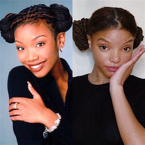 Brandy Wants Halle Bailey Chloe X Halle To Play Her In A Biopic