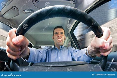 Road Rage Male Stock Image Image Of Frustration Road 14298119