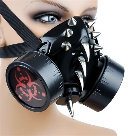 Cyberpunk Gas Mask Cyborg Gothic Emo Fetish Cosplay