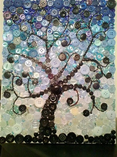 Button Tree Wall Art Craft Projects For Every Fan Button Art