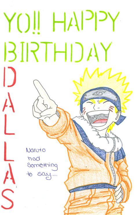 Naruto Birthday Card Printable Printable World Holiday