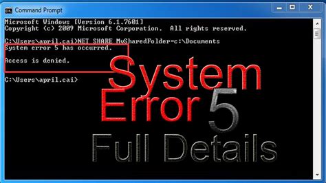 System Error Windows Hidden Administrator Account Youtube