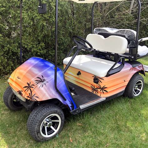 Hawaii Sunset Golf Car Golf Carts Golf Buggy