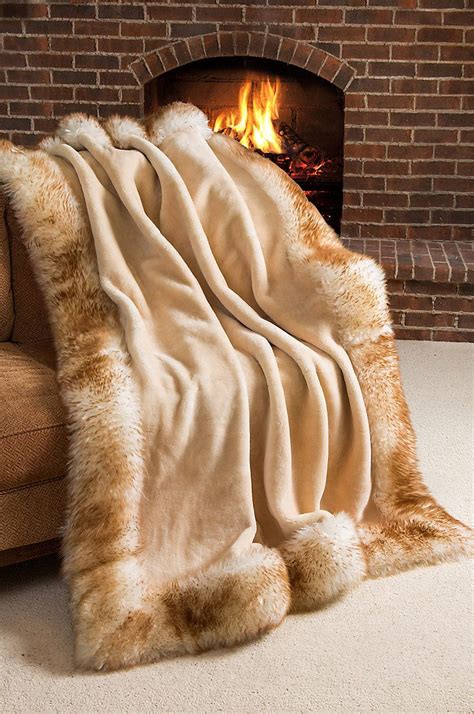 Our Handcrafted Sheepskin Border Throw Is The Ultimate Indulgence That