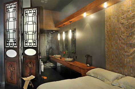 Some bedroom decorating ideas for great asian design emphases painted lacquer accessories to incorporate allure the best kind of flooring for the exotic and vibrant fashion is sculpted carpets that ought to be vivid or neutral colors depending on your own asian style bedrooms or bamboo mats. 20 Asian Bedroom Style With Zen elements | HomeMydesign