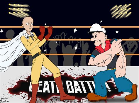 Saitama Vs Popeye Death Battle By Shabo Random On Deviantart