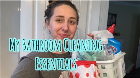 Whats In My Bathroom Cleaning Caddy Bathroom Cleaning Essentials