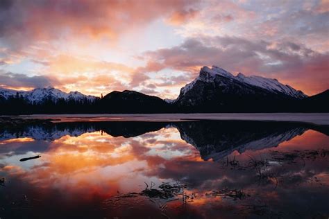 5252808 5938x3958 Reflection Nature Banff Forest Morning