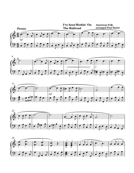 I Ve Been Working On The Railroad Music Sheet Download
