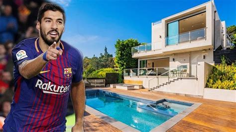 Argentinian soccer player lionel messi moved to spain at the age of 13. Luis Suárez Incredible House in Barcelona Inside Tour ...